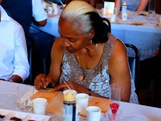 CommuniTea 5/30/2015: Tea Writing, photo by Nina Robinson