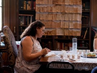CommuniTea 5/30/2015: Tea Writing, photo by Nina Robinson