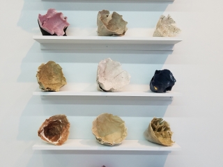 Paper Cones Installation at Odetta Gallery